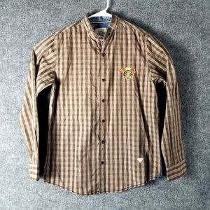 ALIF COLLECTION Men's shirts button Down  long sleeve size XL